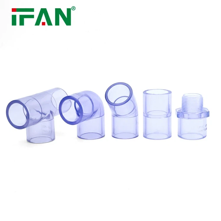 Perlengkapan Pipa PVC Transparan